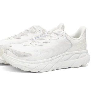 Hoka One One Women's U Clifton LS (White/Nimbus Cloud)